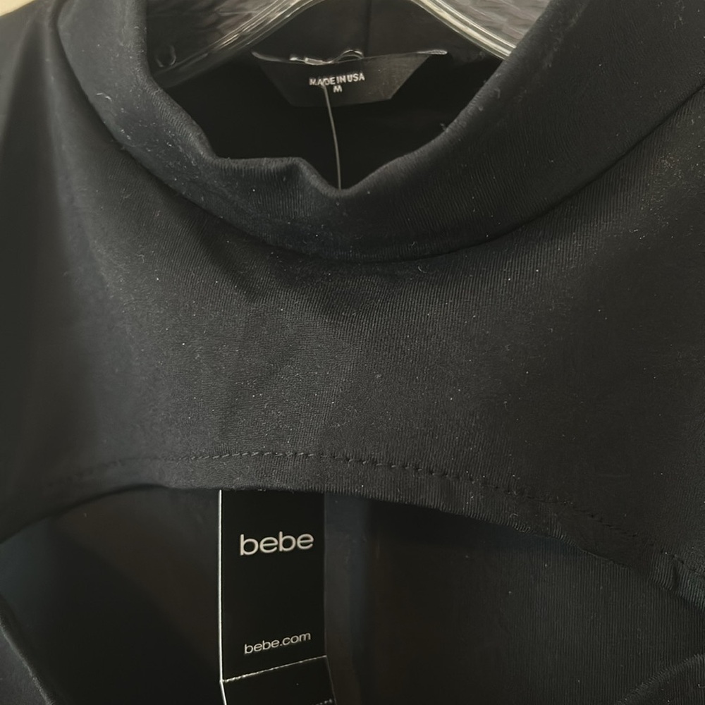 BEBE halter cut out top NWT - Picture 3 of 4